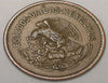 1943 Mexique Mexicain 5 Centavos Josepha WWII Era Eagle Snake Coin VF+