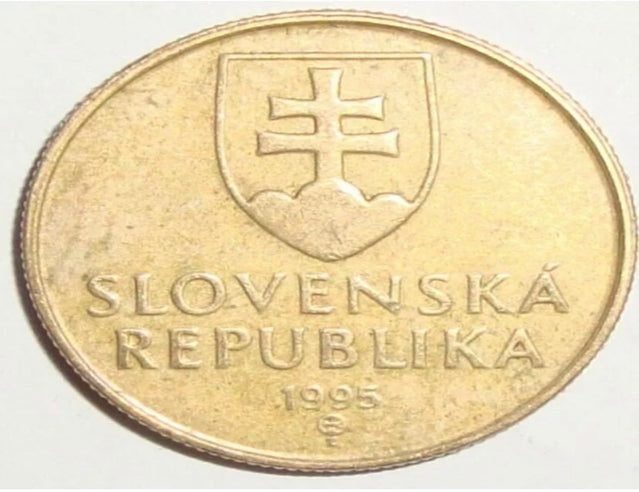 1995 Slovakia 1 koruna 1 koruna VF