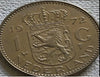 1972 Netherland 1 Gulden VF