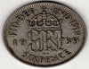 1939 Großbritannien sechs 6 Pence George VI Weltsilbermünze