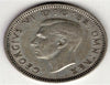 1942 Grande-Bretagne six 6 pence George VI pièce du monde en argent