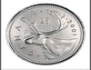 Canada 2001 NO P 25 cents - BU Canadian Caribou Quarter Low mintage