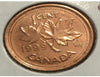 1999 Kanada 1-Cent-Fehlermünze mit einem Punkt auf dem N in Kanada + „N“-Punkt-Variante BU.