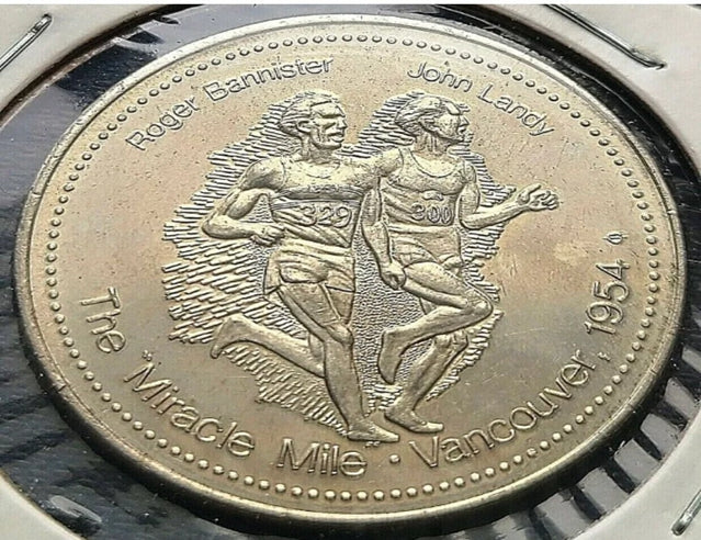 Médaille des Jeux du Commonwealth d'Edmonton Canada 1978 - Bannister / Landy