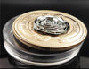 Lucky Coin - Golden rose - Craft Gift Coin Colored Silver plated