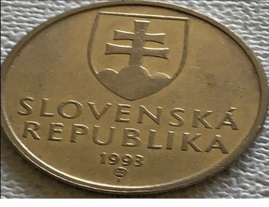 1993 Slovaquie 5 couronnes TTB