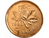 1993 1 Cent Penny Canadien BU