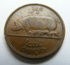 1943 1/2 penny Ireland sow with piglets